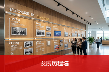发展历程墙