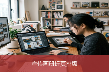 宣传画册折页排版