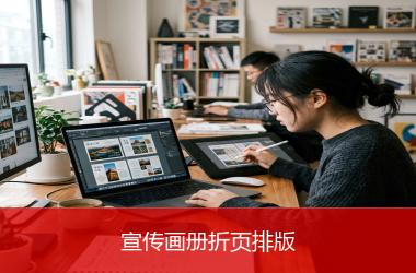 宣传画册折页排版