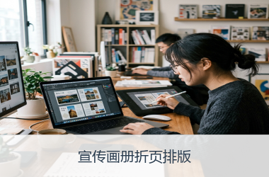 宣传画册折页排版