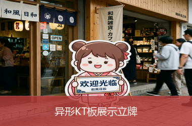 异形KT板展示立牌