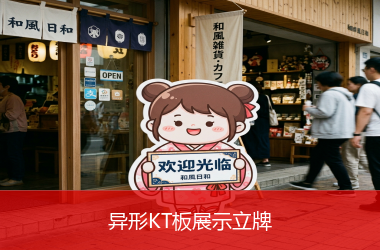 异形KT板展示立牌