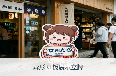 异形KT板展示立牌