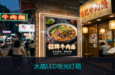 水晶LED发光灯箱