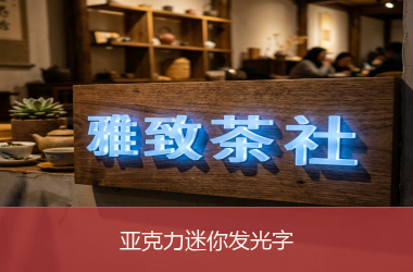 亚克力迷你发光字