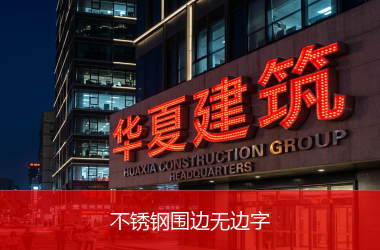不锈钢围边无边字