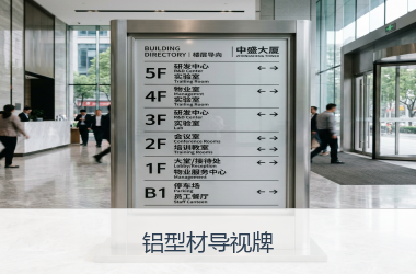 铝型材导视牌